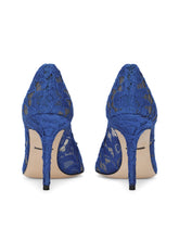 Pump in Taormina lace with crystals - | Dolce & Gabbana