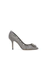 Taormina lace pumps with crystals - | Dolce & Gabbana