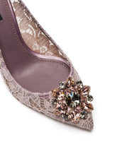 Taormina lace pumps with crystals - | Dolce & Gabbana
