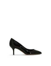 Pointed varnish pumps with medium heel - | Dolce & Gabbana