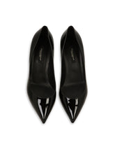 Pointed varnish pumps with medium heel - | Dolce & Gabbana