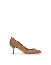 Pointed varnish pumps with medium heel - | Dolce & Gabbana