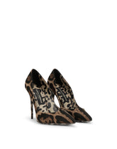 Leopard-printed cotton pumps - | Dolce & Gabbana