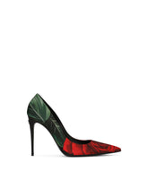 Rose-print jersey pumps - | Dolce & Gabbana