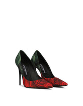 Rose-print jersey pumps - | Dolce & Gabbana
