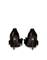 Patent leather pumps with ruches - | Dolce & Gabbana