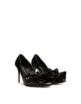 Patent leather pumps with ruches - | Dolce & Gabbana