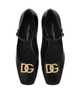 Polished calfskin Mary Janes - | Dolce & Gabbana