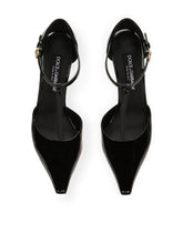 Patent leather T-bar pumps - | Dolce & Gabbana