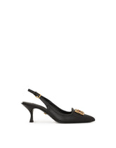 DG Amore pointed leather slingback - | Dolce & Gabbana