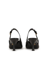 DG Amore pointed leather slingback - | Dolce & Gabbana