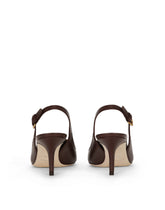 DG Amore pointed leather slingback - | Dolce & Gabbana