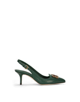 DG Amore pointed leather slingback - | Dolce & Gabbana