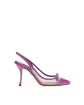 SLING BACK SHOES IN IGUANA PRINT LEATHER AND MESH - | Dolce & Gabbana