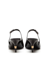 SLINGBACKS IN YOUNG GOATSKIN WITH DG LOGO - | Dolce & Gabbana
