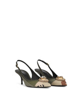 Devotion slingbacks in camouflage patchwork - | Dolce & Gabbana