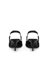 Corset-style satin slingbacks - | Dolce & Gabbana