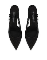 Corset-style satin slingbacks - | Dolce & Gabbana