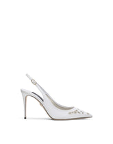 Embroidered nappa leather slingbacks - | Dolce & Gabbana