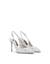 Embroidered nappa leather slingbacks - | Dolce & Gabbana