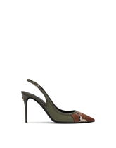 Camouflage patchwork slingbacks - | Dolce & Gabbana