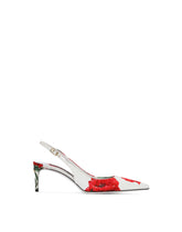 Printed fabric slingbacks - | Dolce & Gabbana