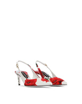 Printed fabric slingbacks - | Dolce & Gabbana