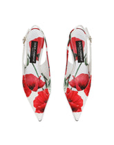 Printed fabric slingbacks - | Dolce & Gabbana