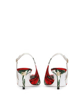 Printed fabric slingbacks - | Dolce & Gabbana