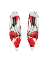 Printed fabric slingbacks - | Dolce & Gabbana
