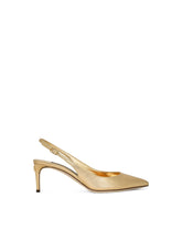 Foiled calfskin slingbacks - | Dolce & Gabbana
