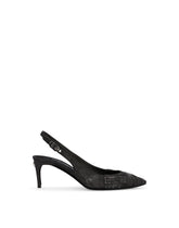 Patchwork denim slingbacks - | Dolce & Gabbana