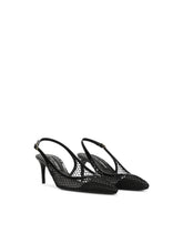 Patent leather and mesh slingbacks - | Dolce & Gabbana