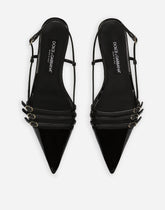 Patent leather slingbacks - | Dolce & Gabbana