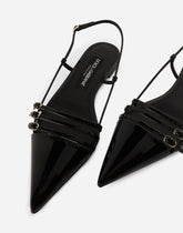 Patent leather slingbacks - | Dolce & Gabbana