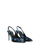 Charmeuse slingbacks - | Dolce & Gabbana