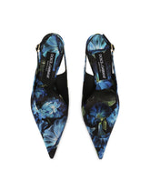 Charmeuse slingbacks - | Dolce & Gabbana