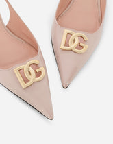 Polished calfskin slingbacks - | Dolce & Gabbana