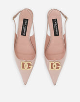Polished calfskin slingbacks - | Dolce & Gabbana