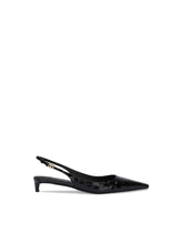 Crocodile-print calfskin slingbacks - | Dolce & Gabbana