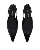 Crocodile-print calfskin slingbacks - | Dolce & Gabbana