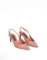 Polished calfskin slingbacks - | Dolce & Gabbana