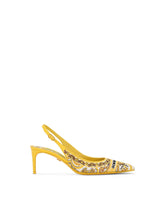 Slingbacks with majolica embroidery - | Dolce & Gabbana