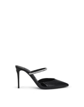 Polished calfskin mules with embroidery - | Dolce & Gabbana