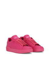 Calfskin Portofino sneakers - | Dolce & Gabbana