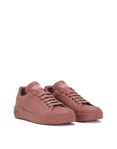 Calfskin Portofino sneakers - | Dolce & Gabbana
