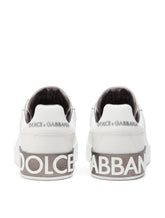 Calfskin Portofino sneakers - | Dolce & Gabbana