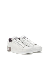 Calfskin Portofino sneakers - | Dolce & Gabbana