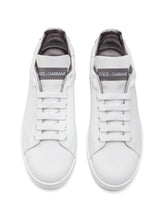 Calfskin Portofino sneakers - | Dolce & Gabbana