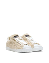 Faux fur Portofino sneakers - | Dolce & Gabbana